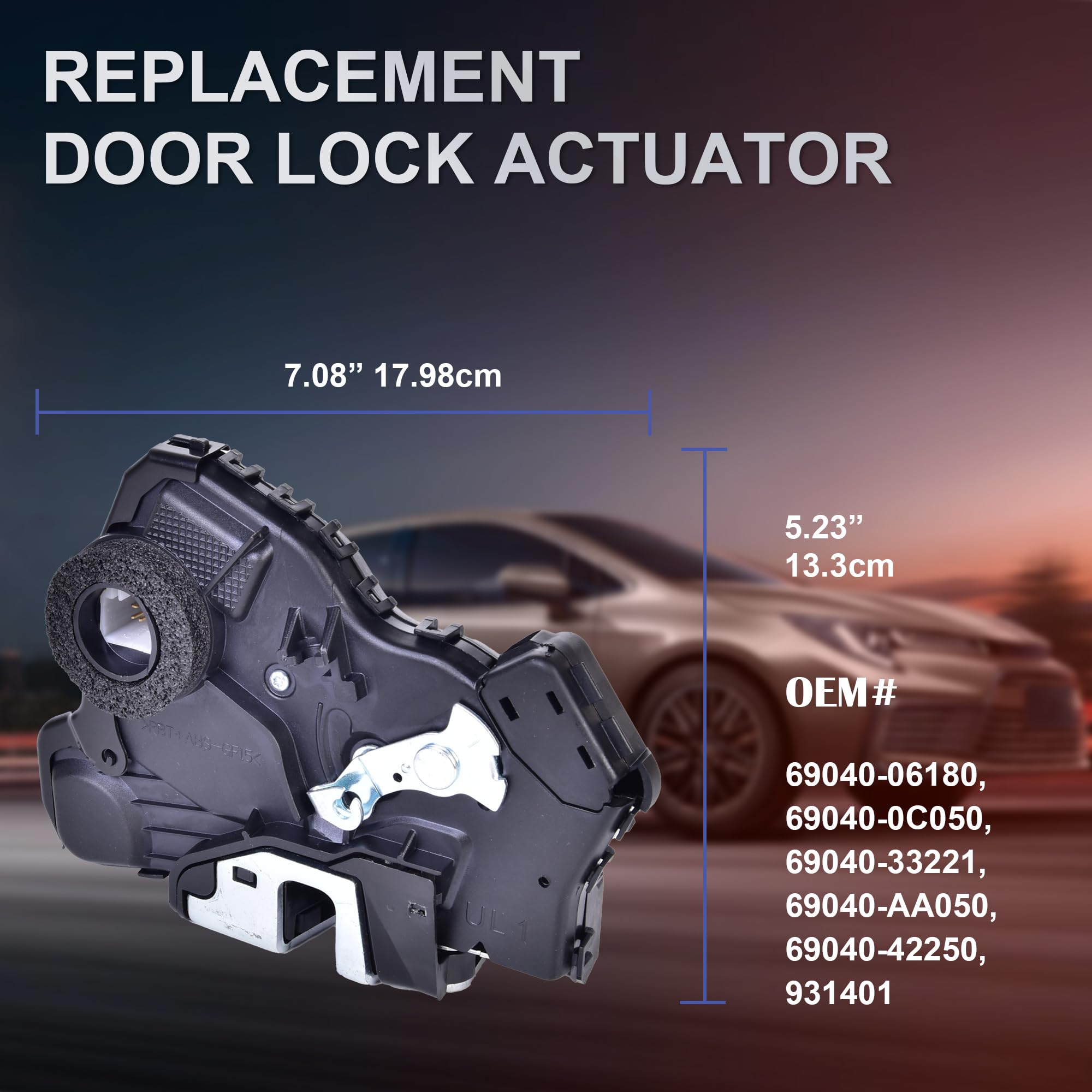 Amazon.co.jp: リッチドアロックアクチュエータモーターフロント左運転